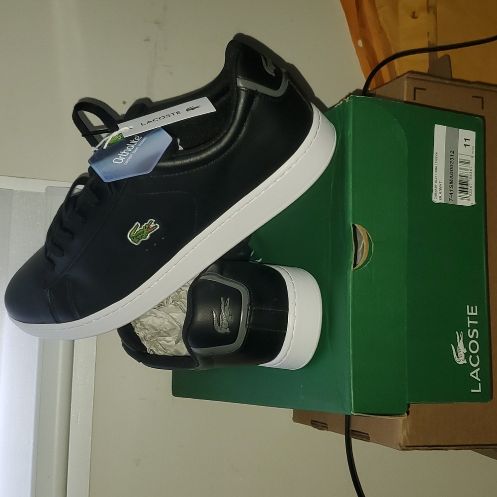 Lacoste men's black shoes